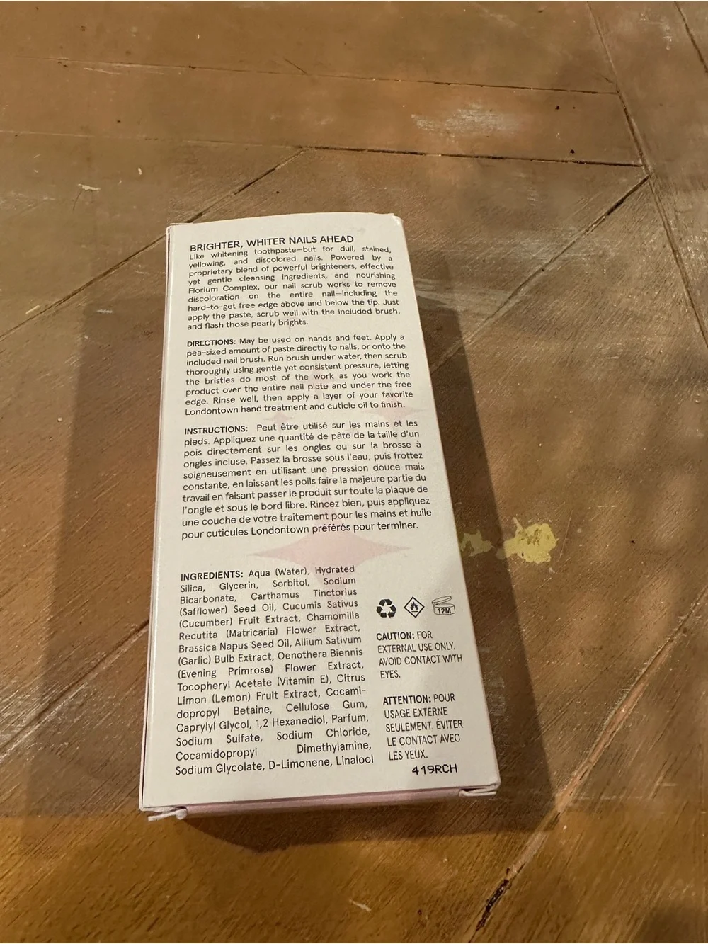 ✨ New in box Londontown Kur Mani Bright Nail Scrub